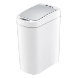 HOME USE κάδος απορριμμάτων HUH-0255 με φωτοκύτταρο, 7lt, λευκός | Οικιακός εξοπλισμός | elabstore.gr