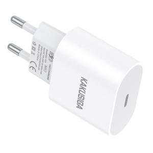 KAKUSIGA φορτιστής τοίχου KSC-1223, USB-C, 20W, λευκός | Αξεσουάρ κινητών | elabstore.gr