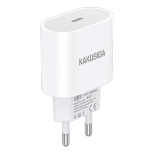 KAKUSIGA φορτιστής τοίχου KSC-1223, USB-C, 20W, λευκός | Αξεσουάρ κινητών | elabstore.gr