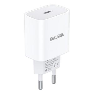 KAKUSIGA φορτιστής τοίχου KSC-1230, USB-C, 2.4A, λευκός | Αξεσουάρ κινητών | elabstore.gr