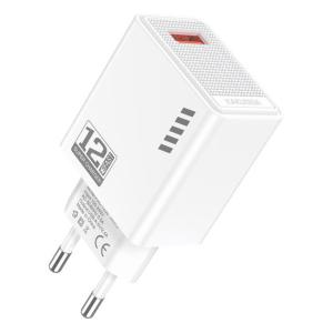 KAKUSIGA φορτιστής τοίχου KSC-1235, USB, 12W, λευκός | Αξεσουάρ κινητών | elabstore.gr