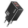 KAKUSIGA φορτιστής τοίχου KSC-1237, 2x USB, 12W, μαύρος | Αξεσουάρ κινητών | elabstore.gr