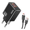 KAKUSIGA φορτιστής τοίχου KSC-1238 με καλώδιο Lightning, 2x USB, 12W, μαύρος | Αξεσουάρ κινητών | elabstore.gr