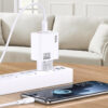KAKUSIGA φορτιστής τοίχου KSC-1240 με καλώδιο USB-C, USB & USB-C, 20W, μαύρος | Αξεσουάρ κινητών | elabstore.gr