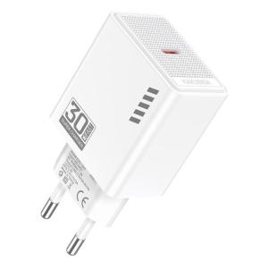 KAKUSIGA φορτιστής τοίχου KSC-1241, USB-C, 30W, λευκός | Αξεσουάρ κινητών | elabstore.gr