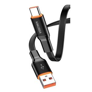 KAKUSIGA καλώδιο USB-C σε USB KSC-999, 5A, 480Mbps, flat, 1m, μαύρο | Καλώδια - Αντάπτορες | elabstore.gr