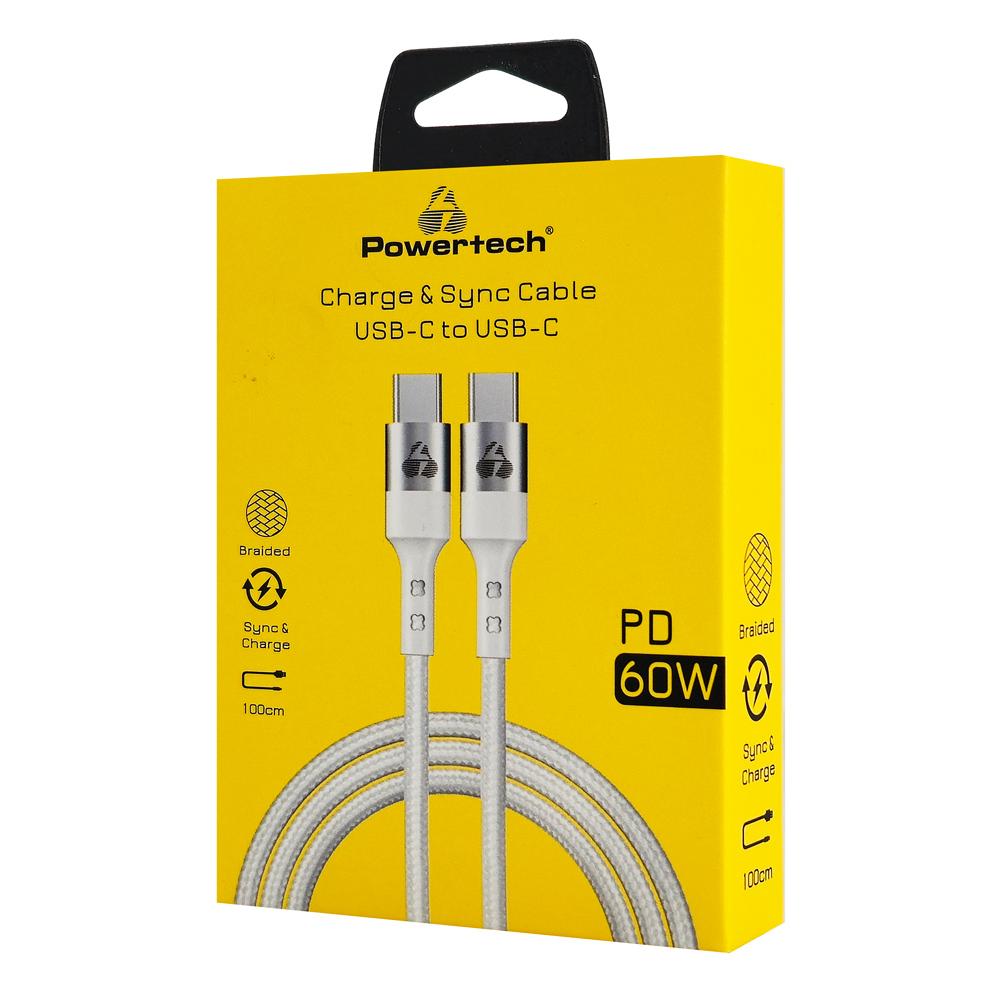POWERTECH καλώδιο USB-C σε USB-C PTR-0167, PD 60W, copper, 1m, λευκό | eLabstore.gr POWERTECH καλώδιο USB-C σε USB-C PTR-0167, PD 60W, copper, 1m, λευκό | Καλώδια - Αντάπτορες | elabstore.gr