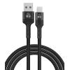POWERTECH καλώδιο micro USB σε USB PTR-0170, 12W 2.4A, copper, 1.5m, μαύρο | Καλώδια - Αντάπτορες | elabstore.gr