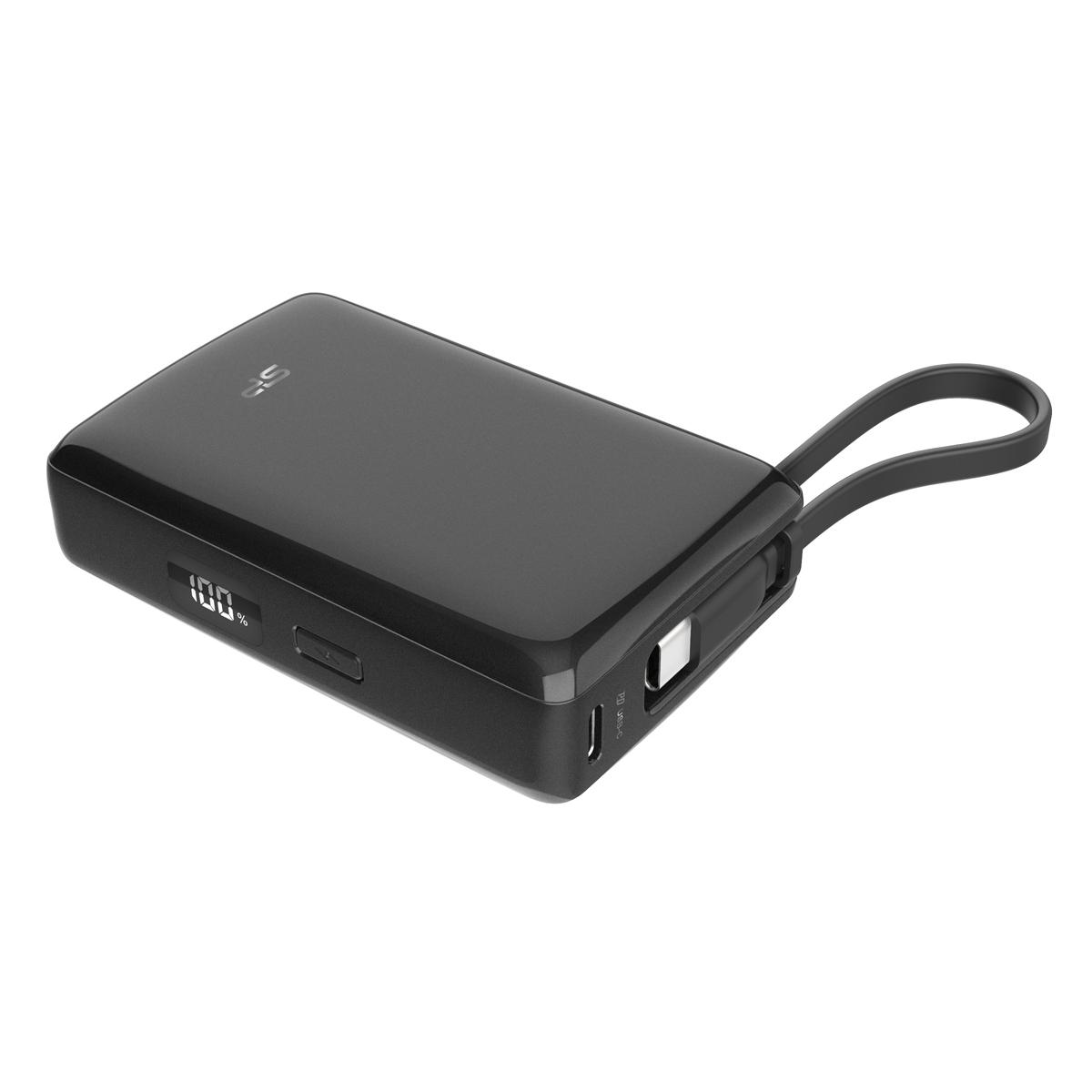 SILICON POWER power bank CP10 με καλώδιο USB-C, 2x θύρες εξόδου, 10000mAh, 20W, μαύρο | eLabstore.gr SILICON POWER power bank CP10 με καλώδιο USB-C, 2x θύρες εξόδου, 10000mAh, 20W, μαύρο - Image 6