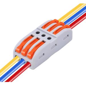 POWERTECH κλέμα σύνδεσης καλωδίων TOOL-0104, 3pin προς 3pin, 10τμχ | Εργαλεία | elabstore.gr