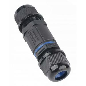 POWERTECH αδιάβροχος σύνδεσμος καλωδίων τροφοδοσίας TOOL-0112, 3pin, IP68, μαύρος | Εργαλεία | elabstore.gr