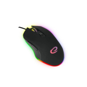 Nemesis RGB Ποντίκι Gaming ενσύρματο USB-C μαύρο 6 Keys 2400dpi EGM302 | Περιφερειακά | elabstore.gr