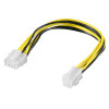 GOOBAY καλώδιο 4pin σε 8pin ATX12 P4 51358, 0.2m | Καλώδια - Αντάπτορες | elabstore.gr