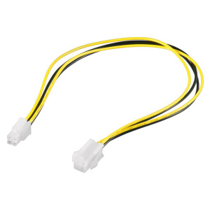 GOOBAY καλώδιο προέκτασης 4pin ATX12 P4 51359, 0.4m | Καλώδια - Αντάπτορες | elabstore.gr