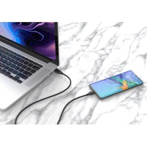 CABLETIME καλώδιο micro USB σε USB CT-C165-05G, 2.4A, 480Mbps, 0.25m, μαύρο | Καλώδια - Αντάπτορες | elabstore.gr