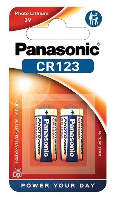 PANASONIC μπαταρίες λιθίου CR123, 3V, 2τμχ | eLabstore.gr PANASONIC μπαταρίες λιθίου CR123, 3V, 2τμχ | Μπαταρίες | elabstore.gr