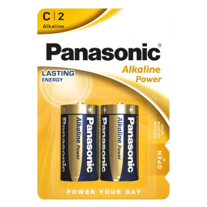 PANASONIC αλκαλικές μπαταρίες Alkaline Power LR14/C, 1.5V, 2τμχ | Μπαταρίες | elabstore.gr