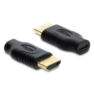 DELOCK αντάπτορας HDMI σε USB-C 61075, 4K/60Hz, μαύρος | Καλώδια - Αντάπτορες | elabstore.gr