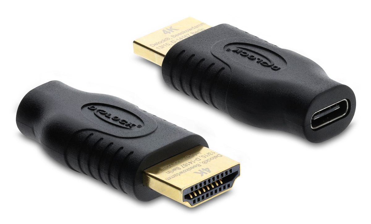 DELOCK αντάπτορας HDMI σε USB-C 61075, 4K/60Hz, μαύρος | eLabstore.gr DELOCK αντάπτορας HDMI σε USB-C 61075, 4K/60Hz, μαύρος | Καλώδια - Αντάπτορες | elabstore.gr