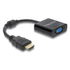 DELOCK αντάπτορας HDMI σε VGA 61077, 1080p, μαύρος | Καλώδια - Αντάπτορες | elabstore.gr