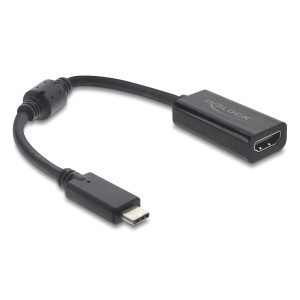DELOCK αντάπτορας USB-C σε HDMI 61085, 8K/60Hz, μαύρος | Καλώδια - Αντάπτορες | elabstore.gr