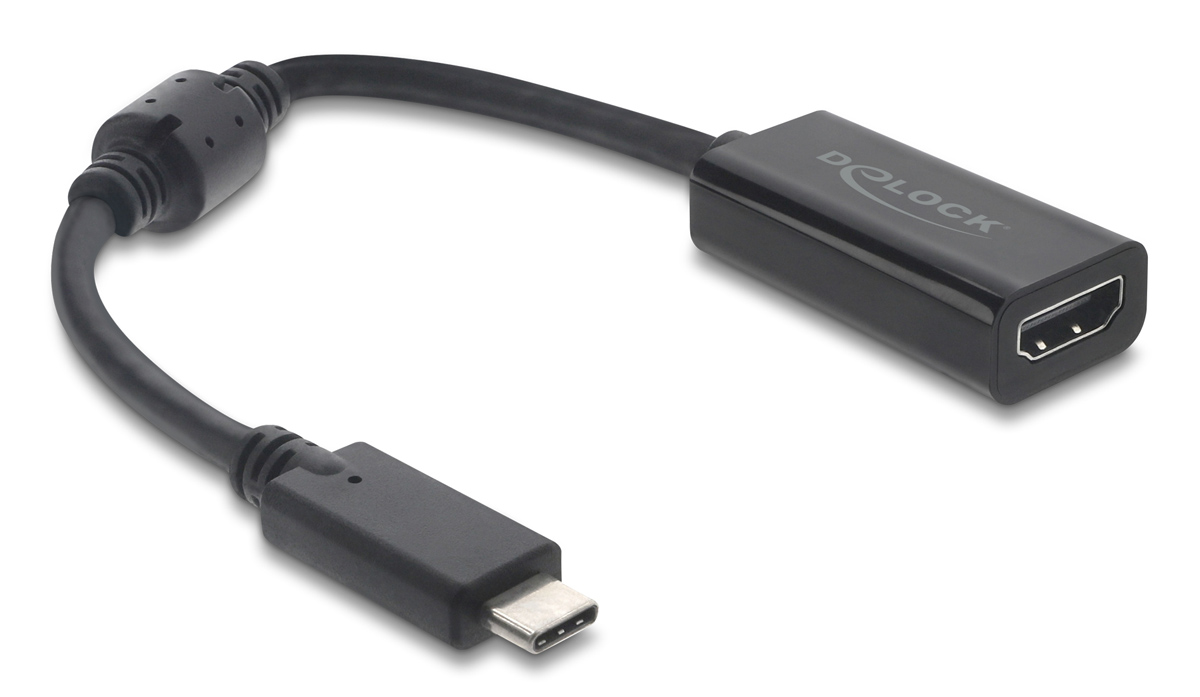 DELOCK αντάπτορας USB-C σε HDMI 61085, 8K/60Hz, μαύρος | eLabstore.gr DELOCK αντάπτορας USB-C σε HDMI 61085, 8K/60Hz, μαύρος | Καλώδια - Αντάπτορες | elabstore.gr