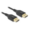 DELOCK καλώδιο DisplayPort 85660, certified, 8K/60Hz, 32.4 Gbps, 2m, μαύρο | Καλώδια - Αντάπτορες | elabstore.gr