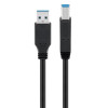 GOOBAY καλώδιο USB 3.0 σε USB Type B 95722, 0.5m, 5Gbps, μαύρο | Καλώδια - Αντάπτορες | elabstore.gr