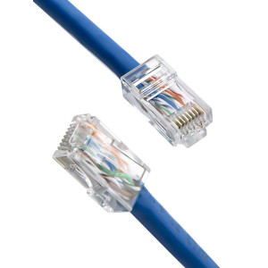 POWERTECH βύσμα RJ45 CAB-N447, ανοιχτού τύπου, Cat 6/6a UTP, διάφανο, 50τμχ | Καλώδια - Αντάπτορες | elabstore.gr