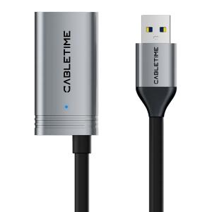 CABLETIME καλώδιο προέκτασης USB CT-AMAFA3, active, 5Gbps, 5m, μαύρο | eLabstore.gr CABLETIME καλώδιο προέκτασης USB CT-AMAFA3, active, 5Gbps, 5m, μαύρο | Καλώδια - Αντάπτορες | elabstore.gr