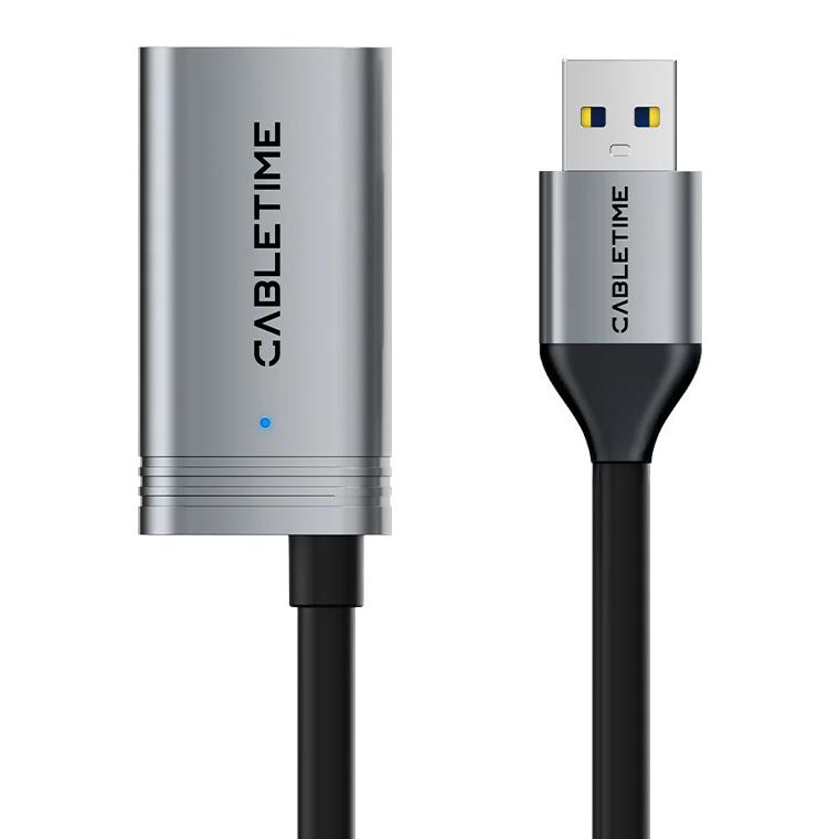 CABLETIME καλώδιο προέκτασης USB CT-AMAFA3, active, 5Gbps, 5m, μαύρο | eLabstore.gr CABLETIME καλώδιο προέκτασης USB CT-AMAFA3, active, 5Gbps, 5m, μαύρο | Καλώδια - Αντάπτορες | elabstore.gr