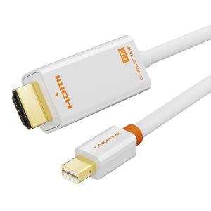 CABLETIME καλώδιο mini DisplayPort σε HDMI CT-AV588-03G, 1080p/60Hz, 1m, λευκό | Καλώδια - Αντάπτορες | elabstore.gr