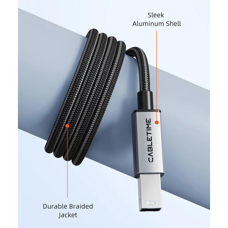 CABLETIME καλώδιο USB-C σε USB Type B CT-CMBM1, 480Mbps, 1.5m, μαύρο | eLabstore.gr CABLETIME καλώδιο USB-C σε USB Type B CT-CMBM1, 480Mbps, 1.5m, μαύρο | Καλώδια - Αντάπτορες | elabstore.gr