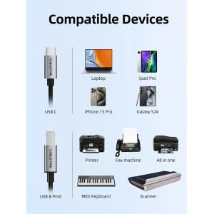 CABLETIME καλώδιο USB-C σε USB Type B CT-CMBM1, 480Mbps, 1.5m, μαύρο | eLabstore.gr CABLETIME καλώδιο USB-C σε USB Type B CT-CMBM1, 480Mbps, 1.5m, μαύρο | eLabstore.gr