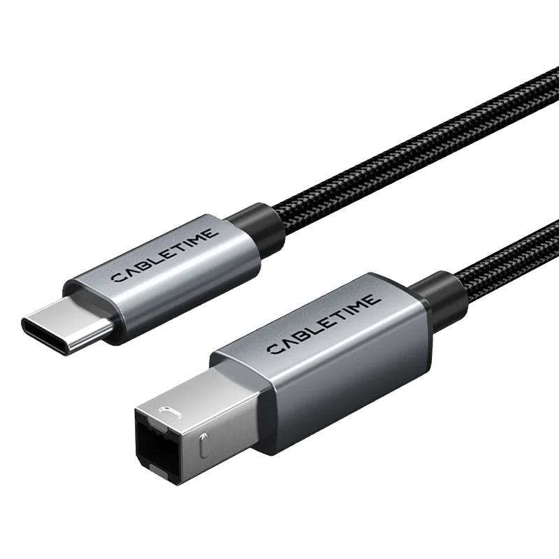 CABLETIME καλώδιο USB-C σε USB Type B CT-CMBM1, 480Mbps, 1.5m, μαύρο | eLabstore.gr CABLETIME καλώδιο USB-C σε USB Type B CT-CMBM1, 480Mbps, 1.5m, μαύρο | Καλώδια - Αντάπτορες | elabstore.gr