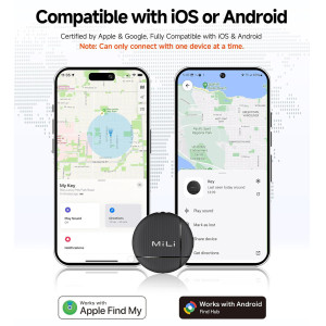 MILI smart tag LiTag Duo για iOS & Android συσκευές, Bluetooth tracker, μαύρο | Αξεσουάρ κινητών | elabstore.gr