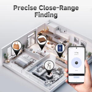 MILI smart tag LiTag Duo για iOS & Android συσκευές, Bluetooth tracker, μαύρο | Αξεσουάρ κινητών | elabstore.gr