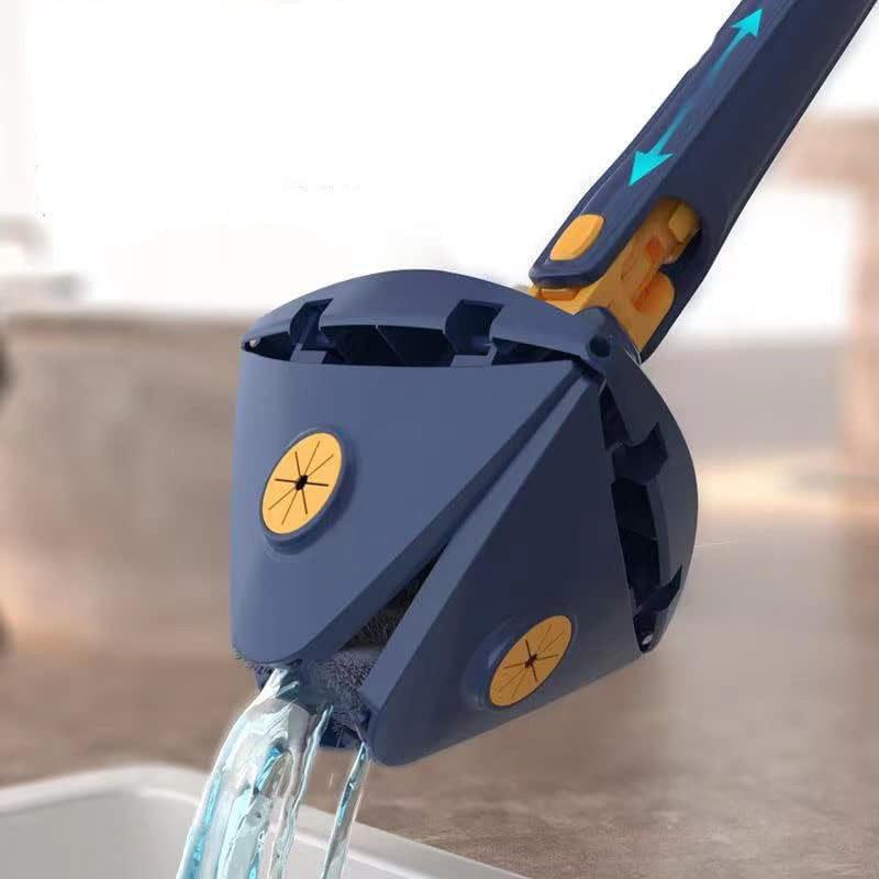 HOME USE τριγωνική σφουγγαρίστρα HUH-0257 με 4x πανιά μικροϊνών, προσαρμόσιμο ύψος, μπλε | eLabstore.gr HOME USE τριγωνική σφουγγαρίστρα HUH-0257 με 4x πανιά μικροϊνών, προσαρμόσιμο ύψος, μπλε | Οικιακός εξοπλισμός | elabstore.gr