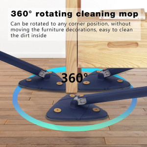 HOME USE τριγωνική σφουγγαρίστρα HUH-0257 με 4x πανιά μικροϊνών, προσαρμόσιμο ύψος, μπλε | eLabstore.gr HOME USE τριγωνική σφουγγαρίστρα HUH-0257 με 4x πανιά μικροϊνών, προσαρμόσιμο ύψος, μπλε | Οικιακός εξοπλισμός | elabstore.gr