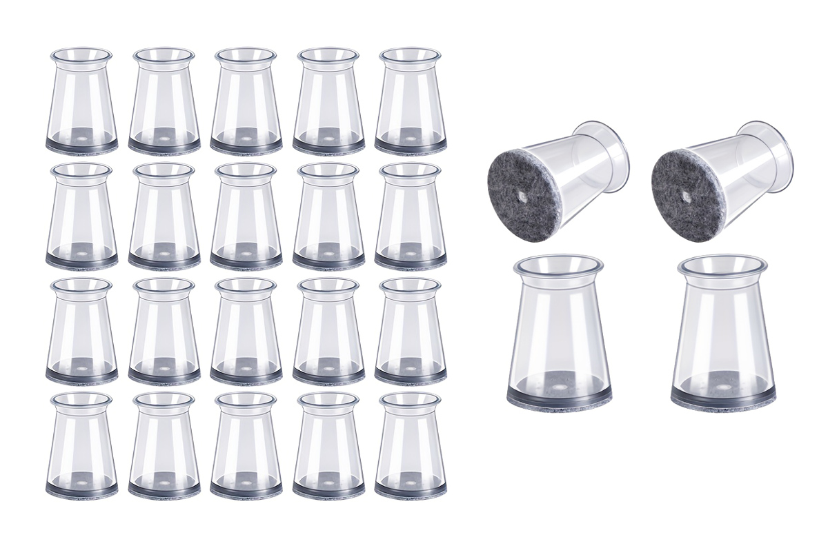 HOME USE προστατευτικές τάπες επίπλων HUH-0258, 16-23mm, διάφανες, 24τμχ | eLabstore.gr HOME USE προστατευτικές τάπες επίπλων HUH-0258, 16-23mm, διάφανες, 24τμχ | Οικιακός εξοπλισμός | elabstore.gr