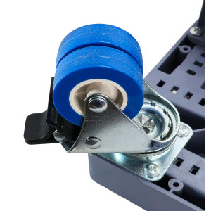 HOME USE βάση λευκών συσκευών HUH-0260 με ρόδες, ρυθμιζόμενη 70x90cm, έως 500kg, γκρι | Οικιακός εξοπλισμός | elabstore.gr