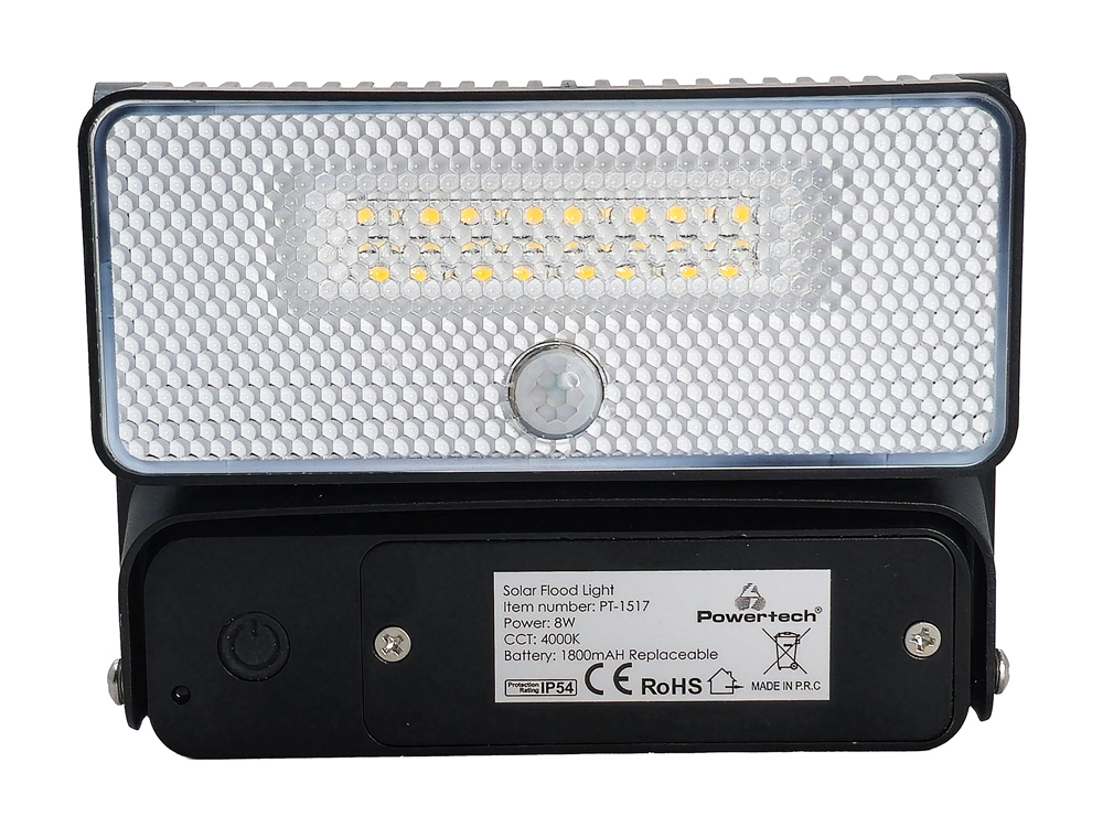 POWERTECH LED ηλιακό φωτιστικό PT-1517 με αισθητήρα κίνησης, 8W, 1800mAh, μαύρο | eLabstore.gr POWERTECH LED ηλιακό φωτιστικό PT-1517 με αισθητήρα κίνησης, 8W, 1800mAh, μαύρο | Φωτισμός | elabstore.gr