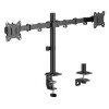 POWERTECH βάση γραφείου για 2x οθόνες PT-1552, 17-32", έως 10kg | Εικόνα & Ήχος | elabstore.gr