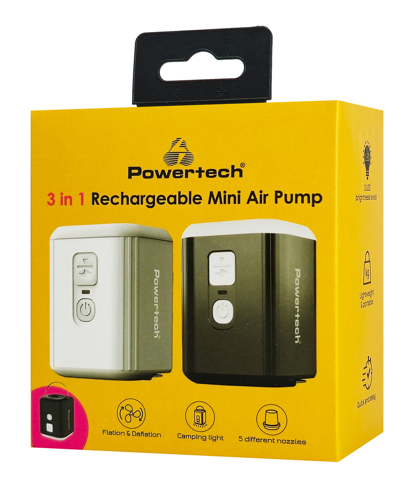POWERTECH μίνι τρόμπα PT-1553 με φακό, 5W, επαναφορτιζόμενη, λευκή | eLabstore.gr POWERTECH μίνι τρόμπα PT-1553 με φακό, 5W, επαναφορτιζόμενη, λευκή | Οικιακός εξοπλισμός | elabstore.gr