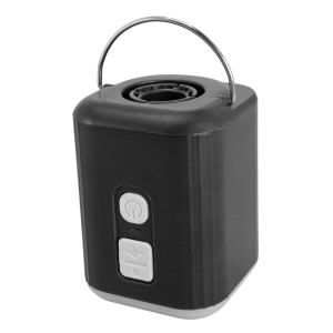 POWERTECH μίνι τρόμπα PT-1554 με φακό, 5W, επαναφορτιζόμενη, μαύρη | Οικιακός εξοπλισμός | elabstore.gr