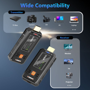 VRRIIS HDMI σύστημα ασύρματης μετάδοσης βίντεο WL087 Mini, 1080p, 2.4/5GHz, έως 350m | eLabstore.gr VRRIIS HDMI σύστημα ασύρματης μετάδοσης βίντεο WL087 Mini, 1080p, 2.4/5GHz, έως 350m | eLabstore.gr