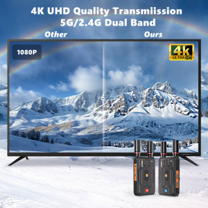VRRIIS HDMI σύστημα ασύρματης μετάδοσης βίντεο WL097 Pro, 4K, 2.4/5GHz, έως 400m | eLabstore.gr VRRIIS HDMI σύστημα ασύρματης μετάδοσης βίντεο WL097 Pro, 4K, 2.4/5GHz, έως 400m | Καλώδια - Αντάπτορες | elabstore.gr