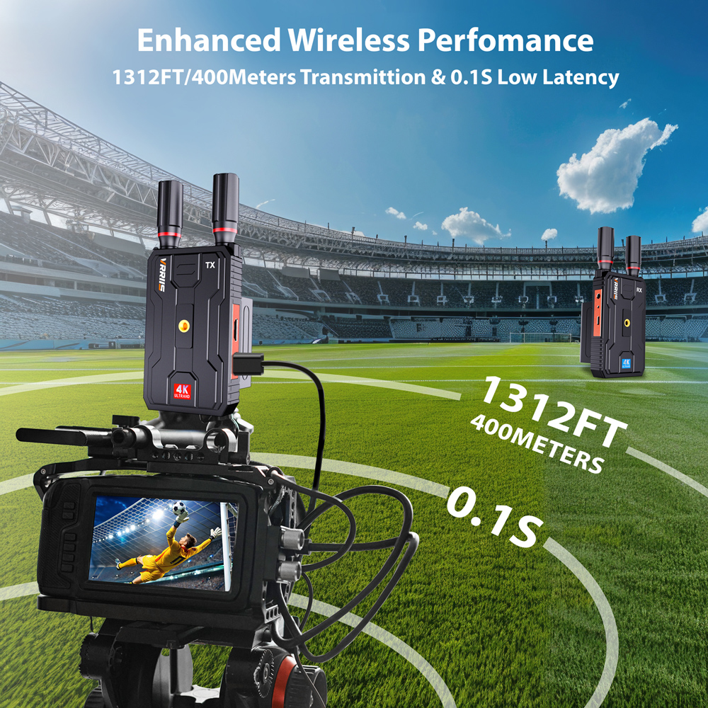 VRRIIS HDMI σύστημα ασύρματης μετάδοσης βίντεο WL097 Pro, 4K, 2.4/5GHz, έως 400m | eLabstore.gr VRRIIS HDMI σύστημα ασύρματης μετάδοσης βίντεο WL097 Pro, 4K, 2.4/5GHz, έως 400m - Image 6