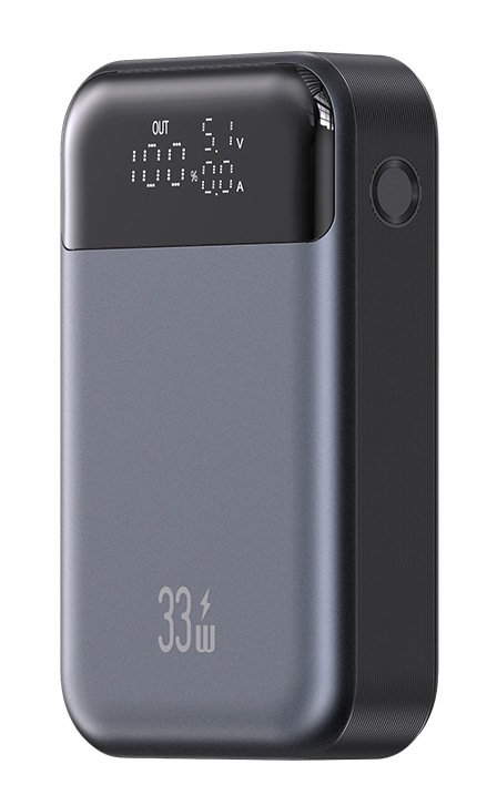 USAMS power bank CD221 με οθόνη, 2x θύρες εξόδου, 10000mAh, PPS 33W, γκρι | eLabstore.gr USAMS power bank CD221 με οθόνη, 2x θύρες εξόδου, 10000mAh, PPS 33W, γκρι | Αξεσουάρ κινητών | elabstore.gr