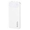 USAMS power bank CD249 με οθόνη, 3x θύρες εξόδου, 10000mAh, PD20W, λευκό | Αξεσουάρ κινητών | elabstore.gr